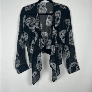 Charlotte Russe Skull Cardigan